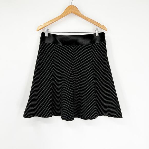 Vintage Y2k Exact Change Pinstripe Grunge Skater Skirt Size 9 - Picture 1 of 6